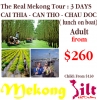 The Real Mekong Delta 3 Days | Cai Thia - Vinh Long - Can Tho - Chau Doc | Biking on the new island - Lunch on boat - Can Tho homestay - Cai Rang floating market - Crocodile farm - Tra Su Cajuput forest - Cave Pagoda - Fish farm - Cham village - anh 1